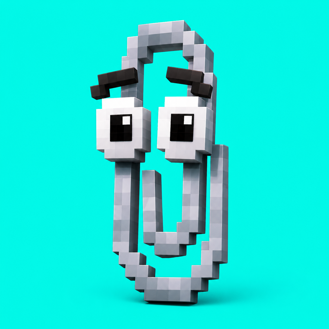 Clippy 头像 - Minecraft 风格
