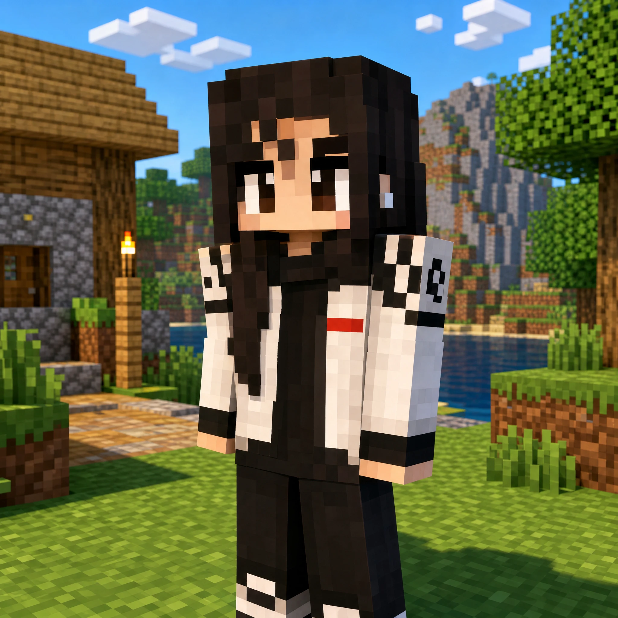 Minecraft Style - Minecraft block character