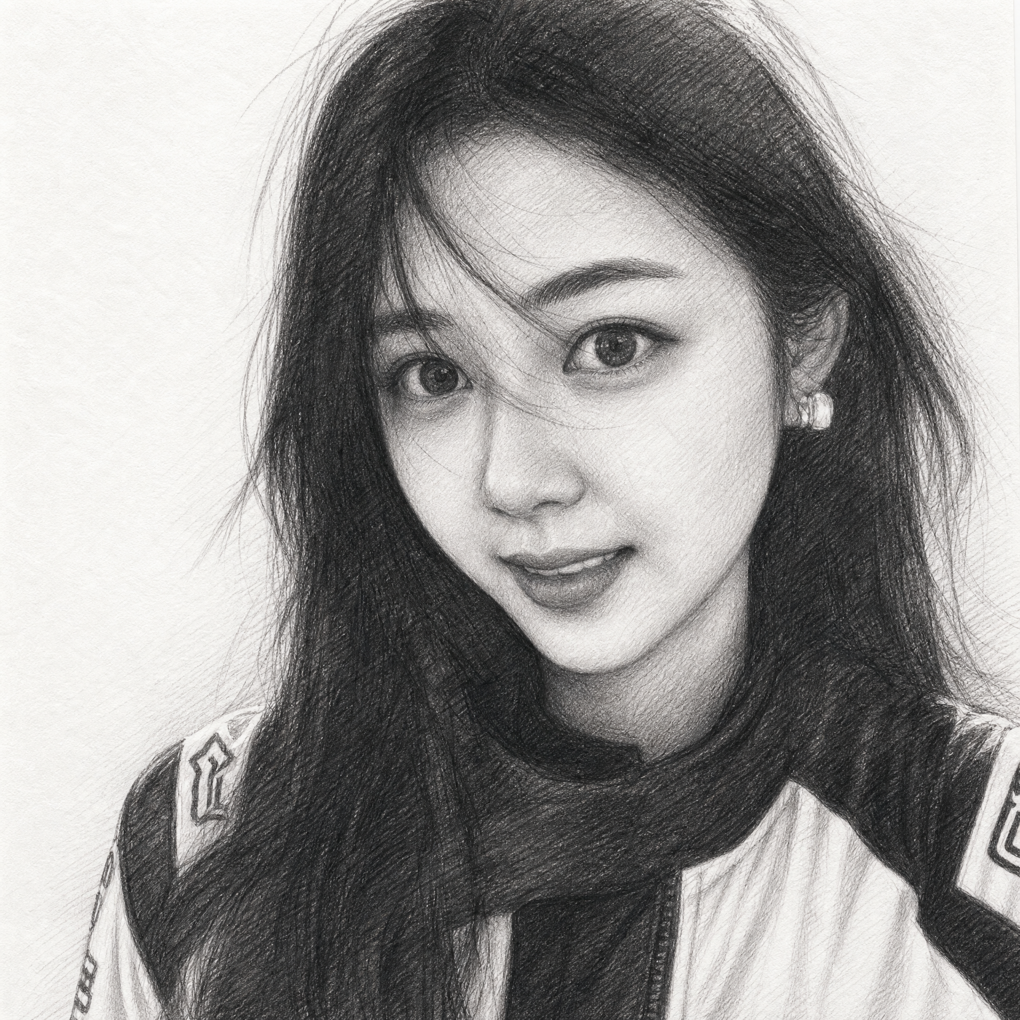 Pencil Sketch Portrait - Realistic pencil sketch