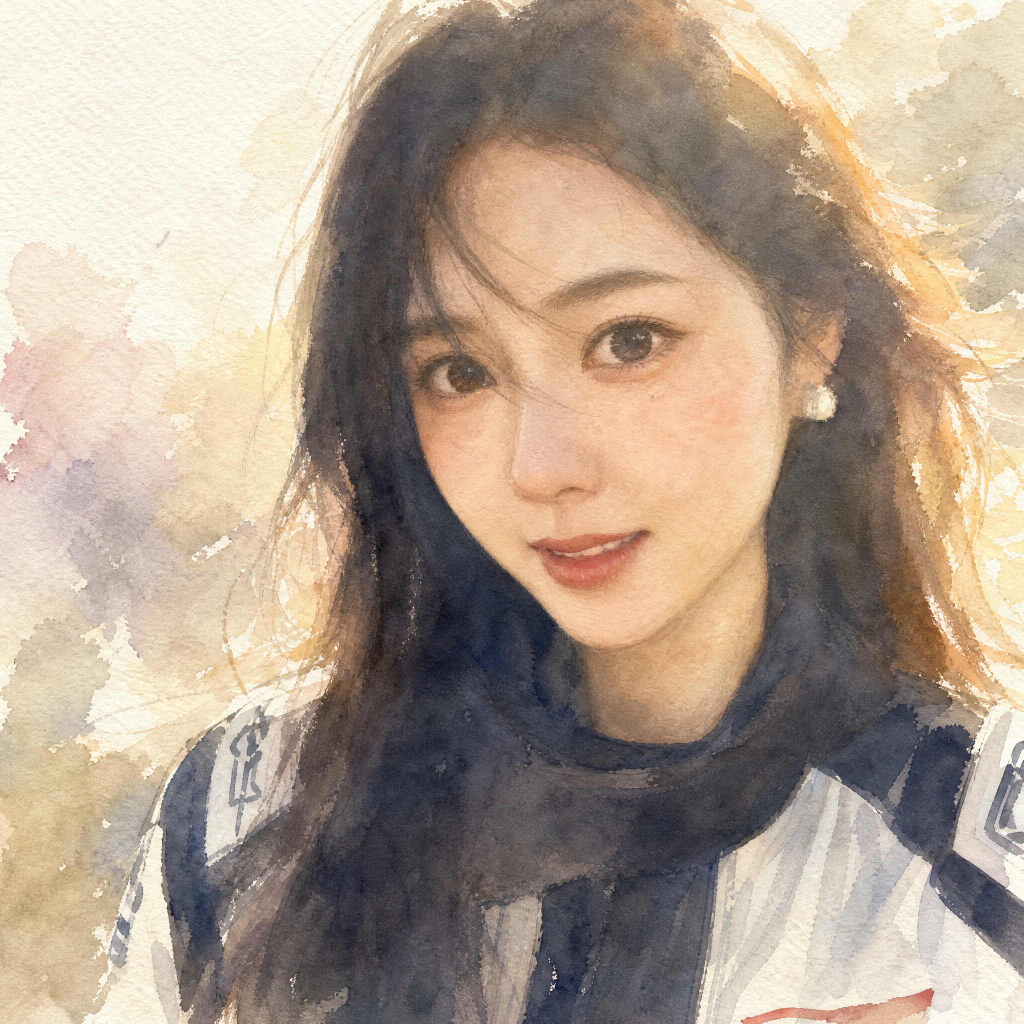 Watercolor Portrait - Soft watercolor